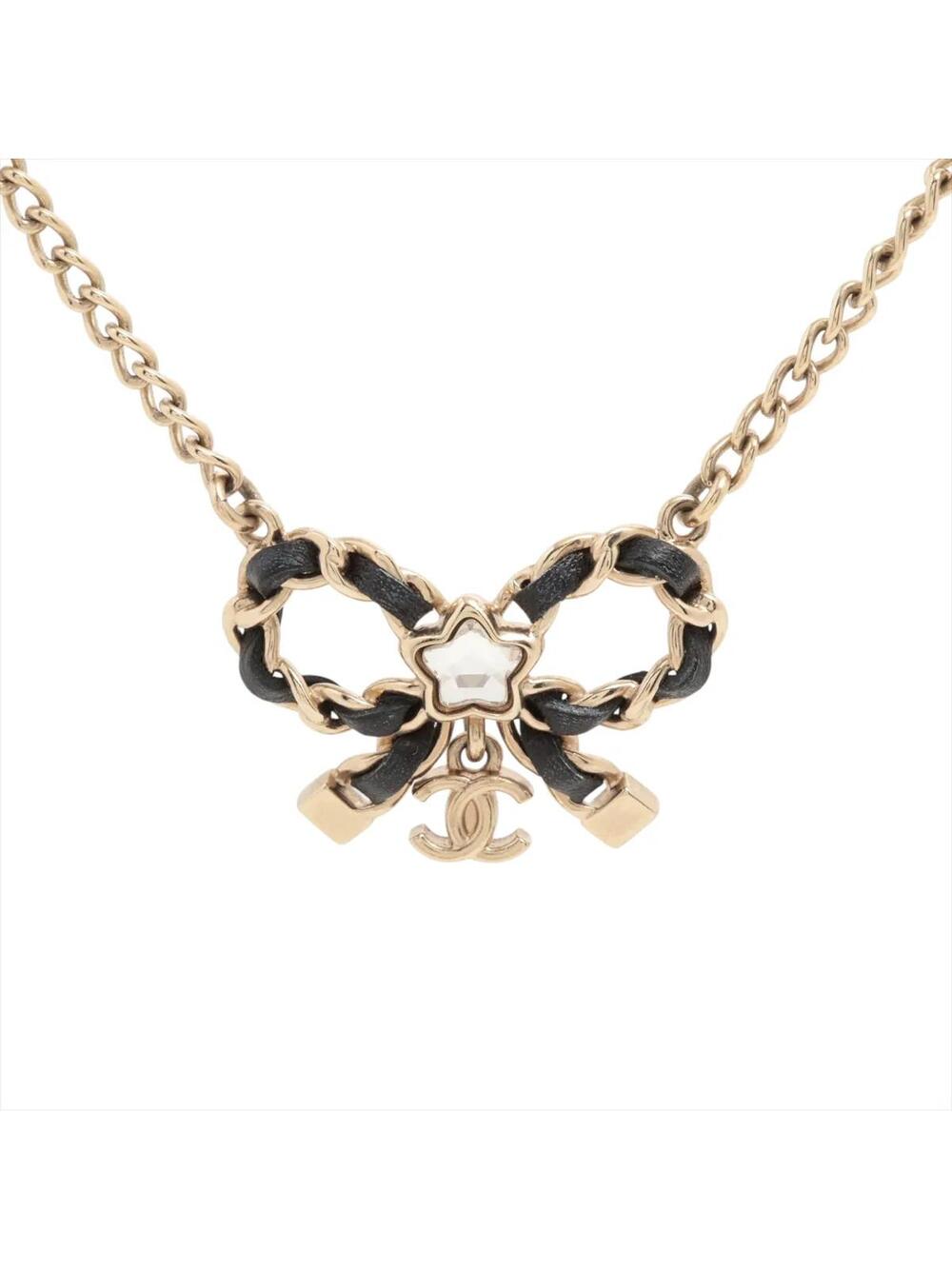 Chanel Coco Mark Ribbon A25B Necklace #328343C88B